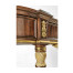 Louis IV style narrow mahogany & gilded console