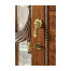 Left Opening Burl & Mother of Pearl Display Cabinet