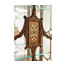 Left Opening Burl & Mother of Pearl Display Cabinet