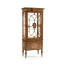 Right Opening Burl & Mother of Pearl Display Cabinet 