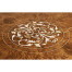 Burl & mother of pearl centre table