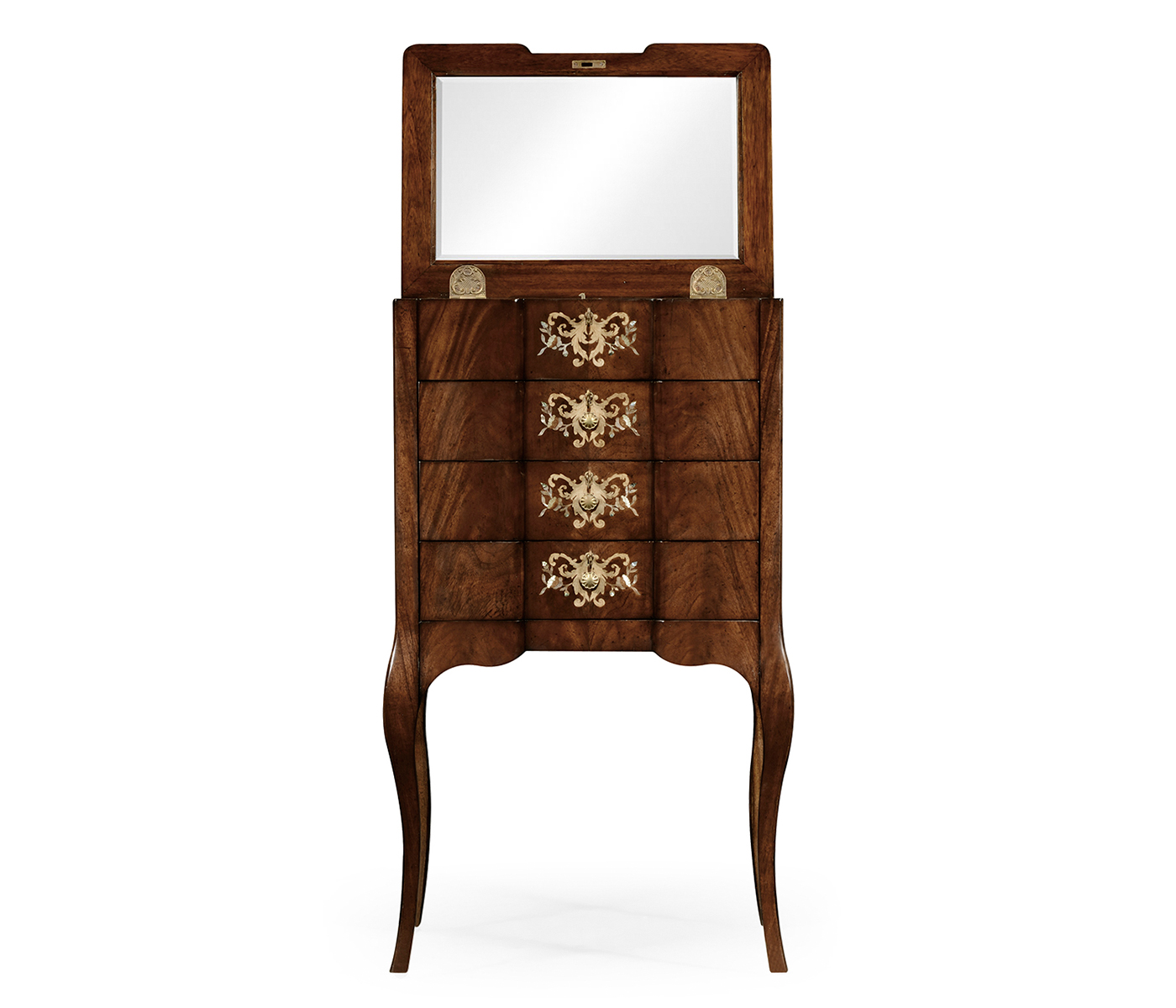 Vanity/ Jewellery cabinet with fine MOP & marquetry inlay