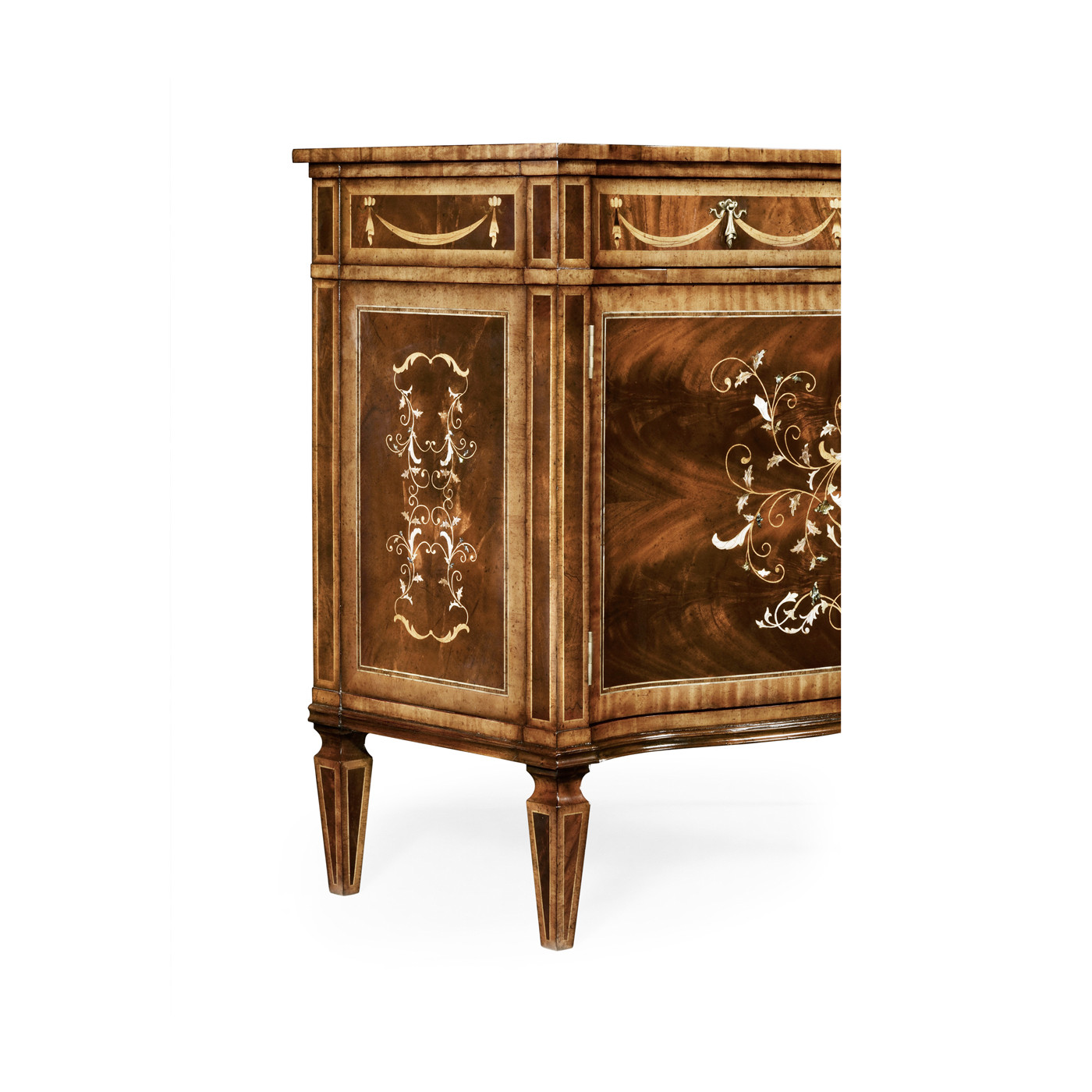 Small Mahogany & Mother of Pearl Side Cabinet