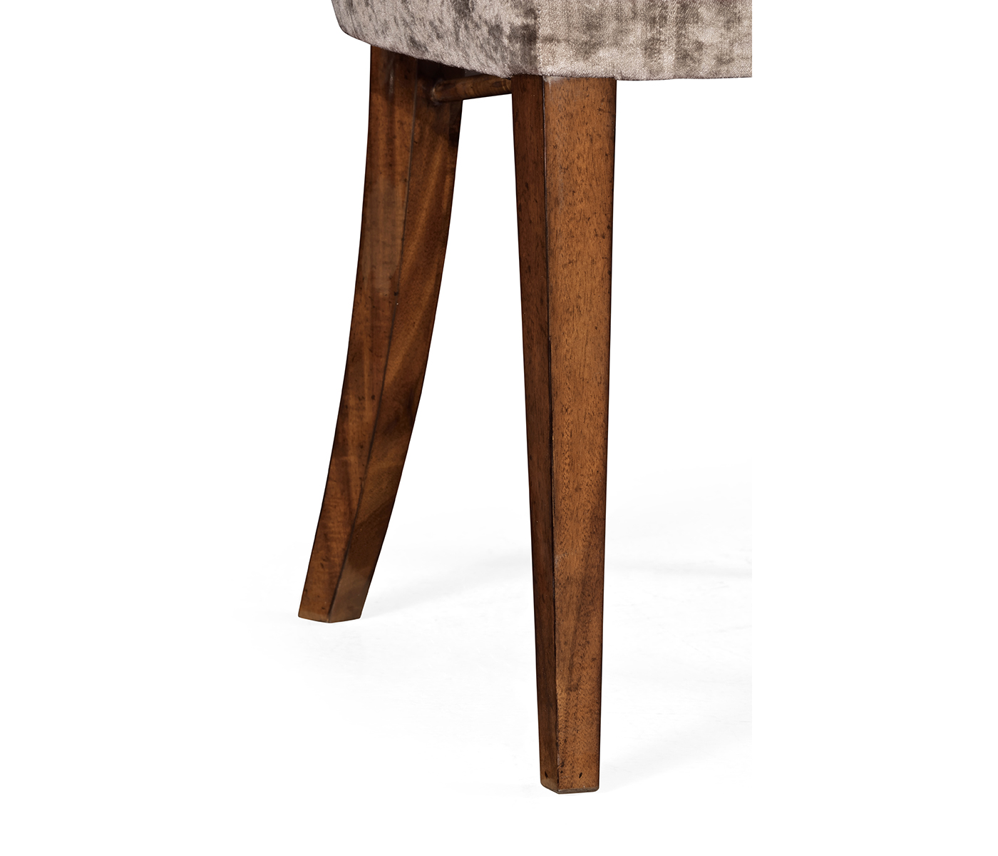 Biedermeier Style Dining Side Chair with Fine Mop & Marquetry Inlay