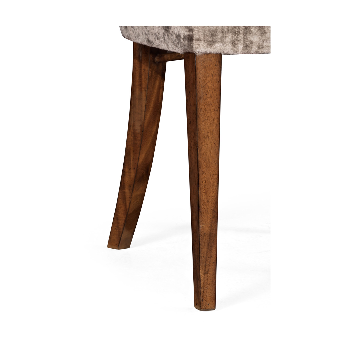 Biedermeier Style Dining Side Chair with Fine Mop & Marquetry Inlay