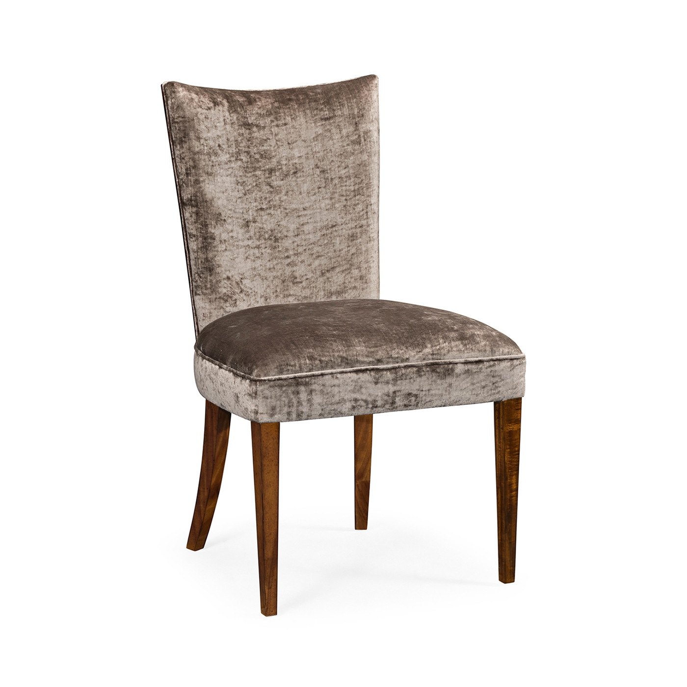 Biedermeier Style Dining Side Chair with Fine Mop & Marquetry Inlay