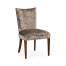 Biedermeier Style Dining Side Chair with Fine Mop & Marquetry Inlay