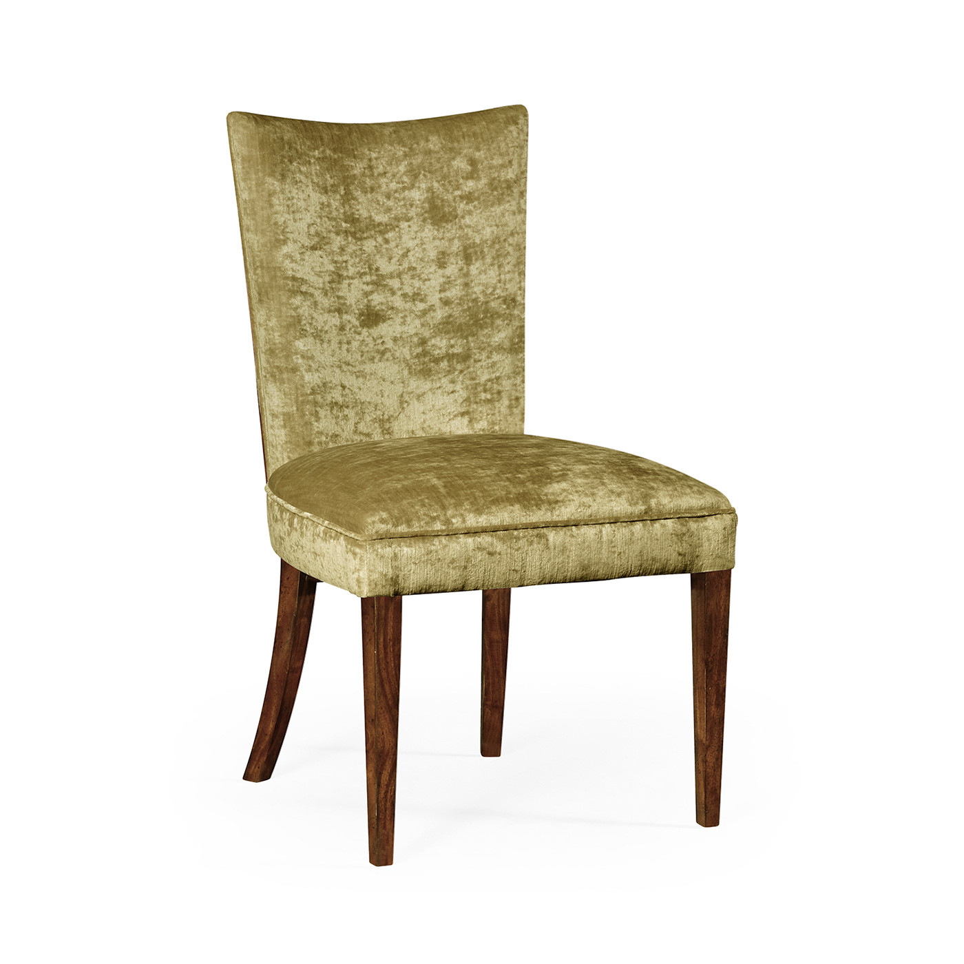 Biedermeier Style Dining Side Chair with Fine Mop & Marquetry Inlay