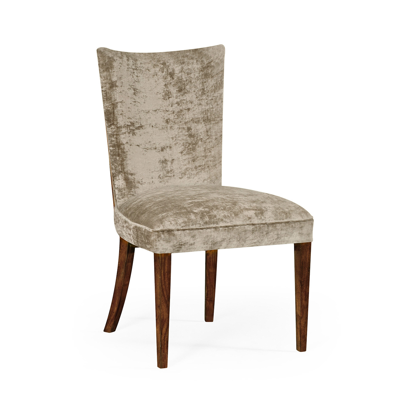 Biedermeier Style Dining Side Chair with Fine Mop & Marquetry Inlay