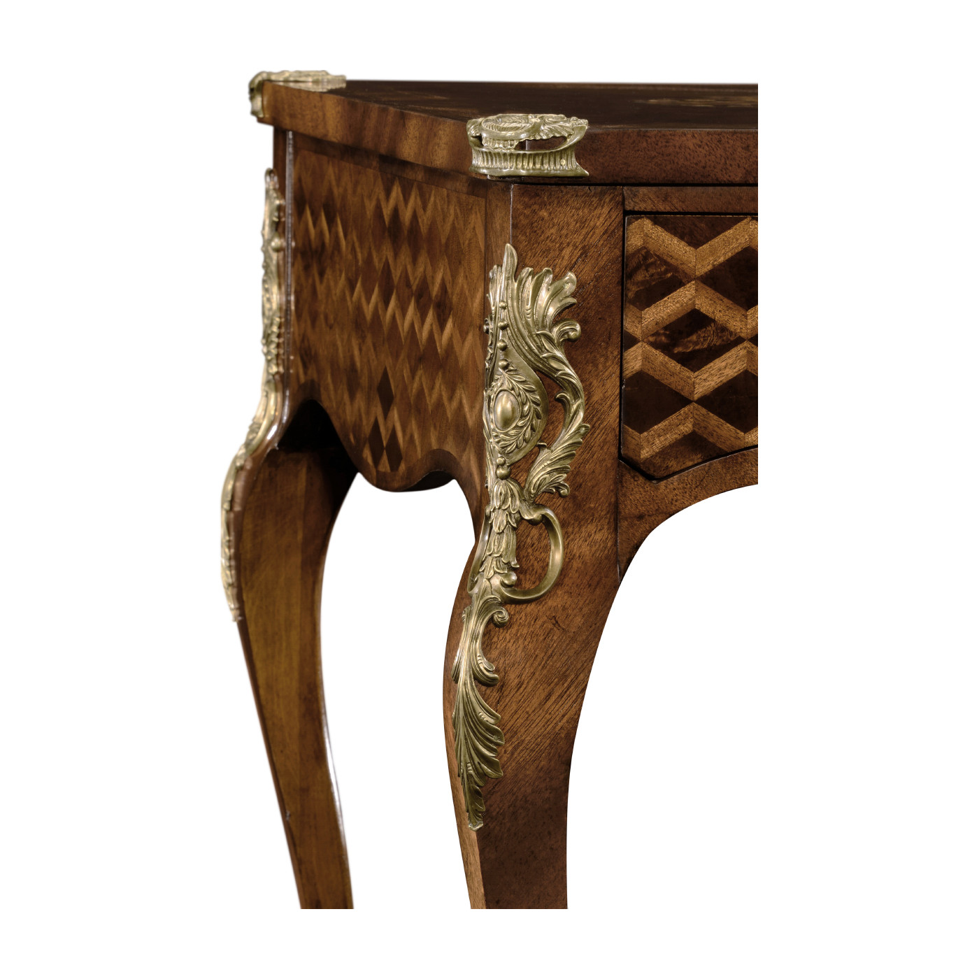 Mahogany bureau with fine MOP & marquetry inlay