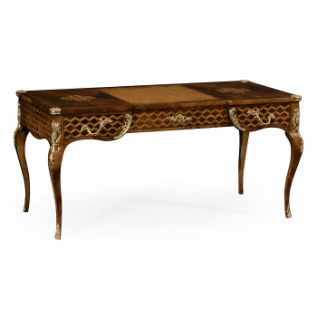 Mahogany bureau with fine MOP & marquetry inlay