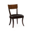 Art Deco Satin Rosewood Dining Side Chair
