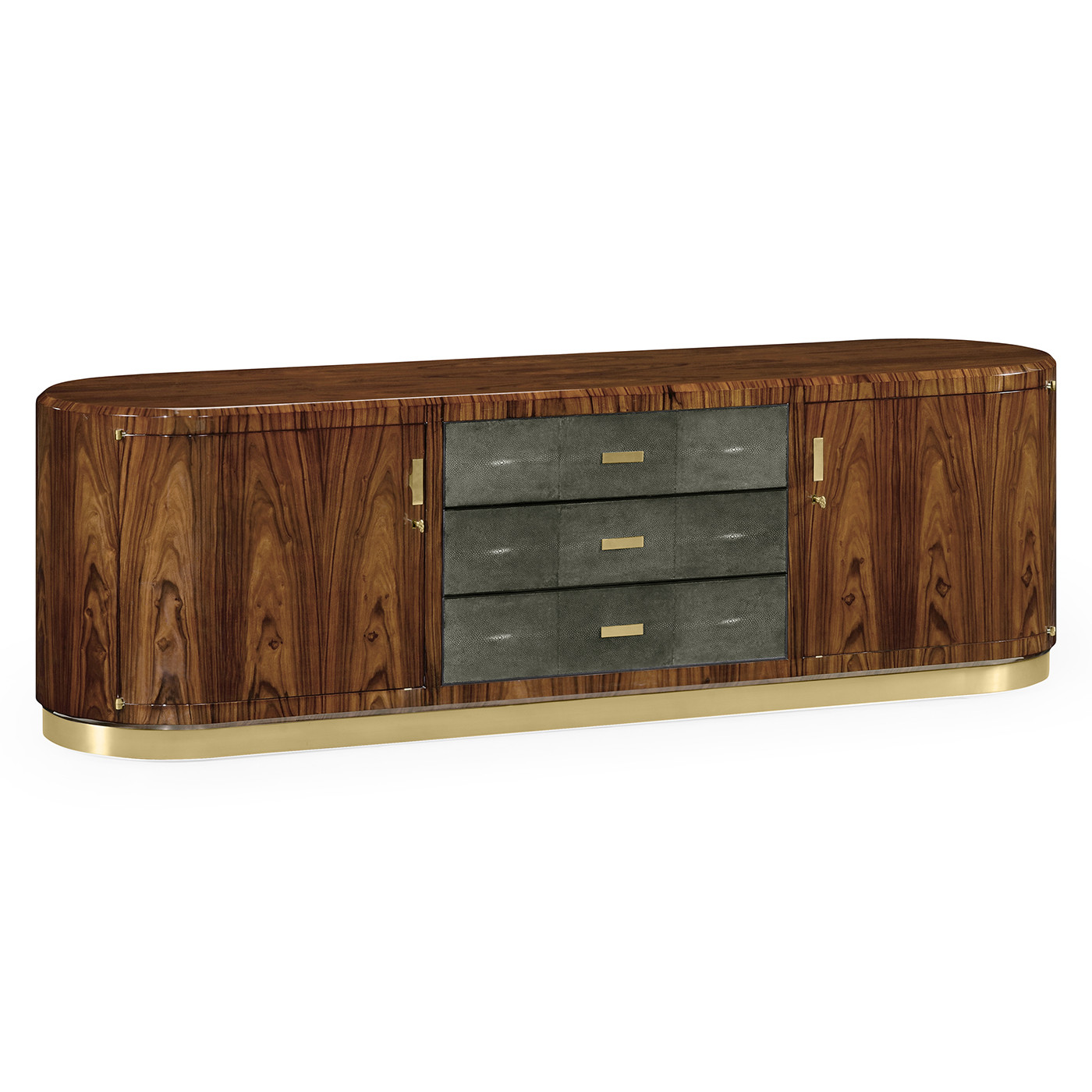 Art Deco High Lustre Rosewood TV Entertaiment