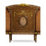 Burl & Mother of Pearl Inlaid Three-Seater Sofa