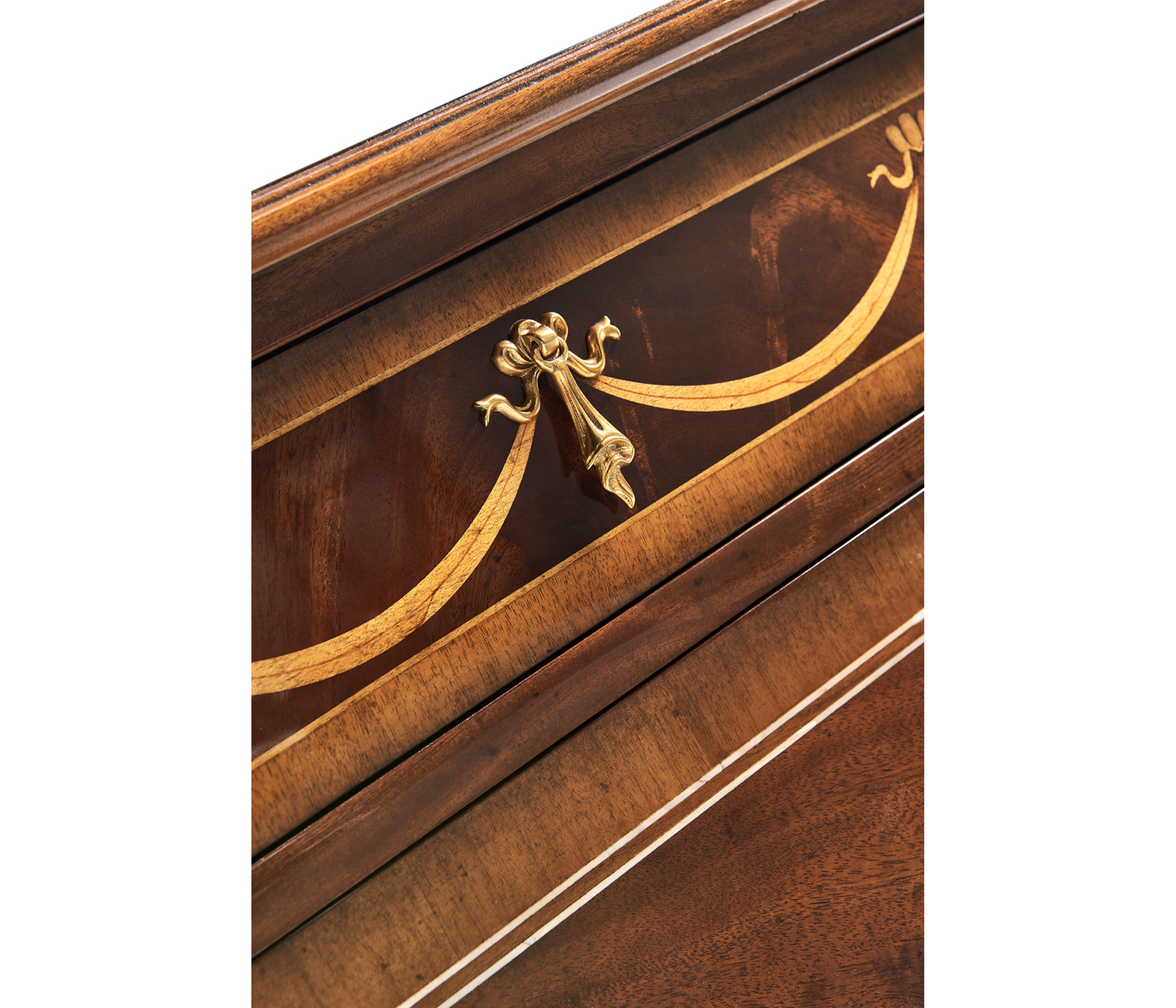 Low Mahogany & Mother of Pearl Entertainment Unit