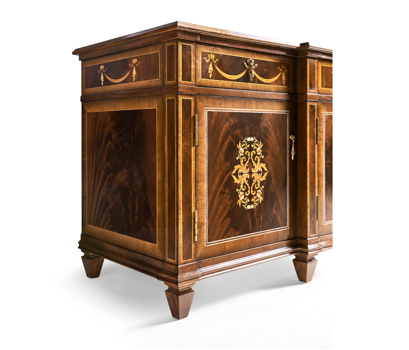 Low Mahogany & Mother of Pearl Entertainment Unit