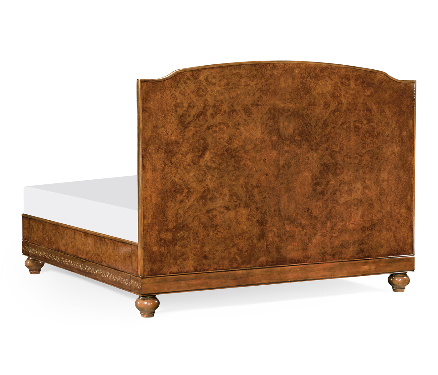Burl and Mother of Pearl US King Bed