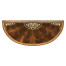 Mahogany & Mother of Pearl Demilune Cabinet