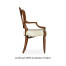 Sheraton Dining Arm Chair with Shield Back in Mahogany High Gloss