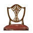 Sheraton Dining Side Chair with Shield Back in Mahogany High Gloss
