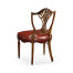 Sheraton Dining Side Chair with Shield Back in Mahogany High Gloss