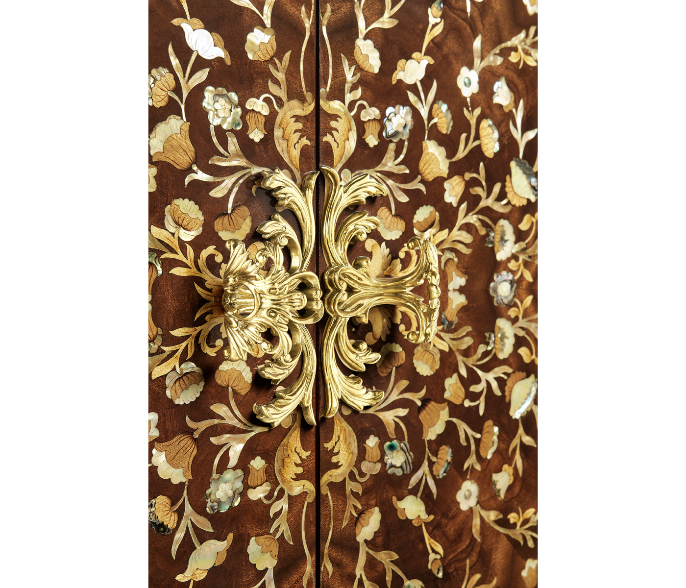 Mahogany & Mother of Pearl Drinks Cabinet