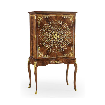 Mahogany & Mother of Pearl Drinks Cabinet