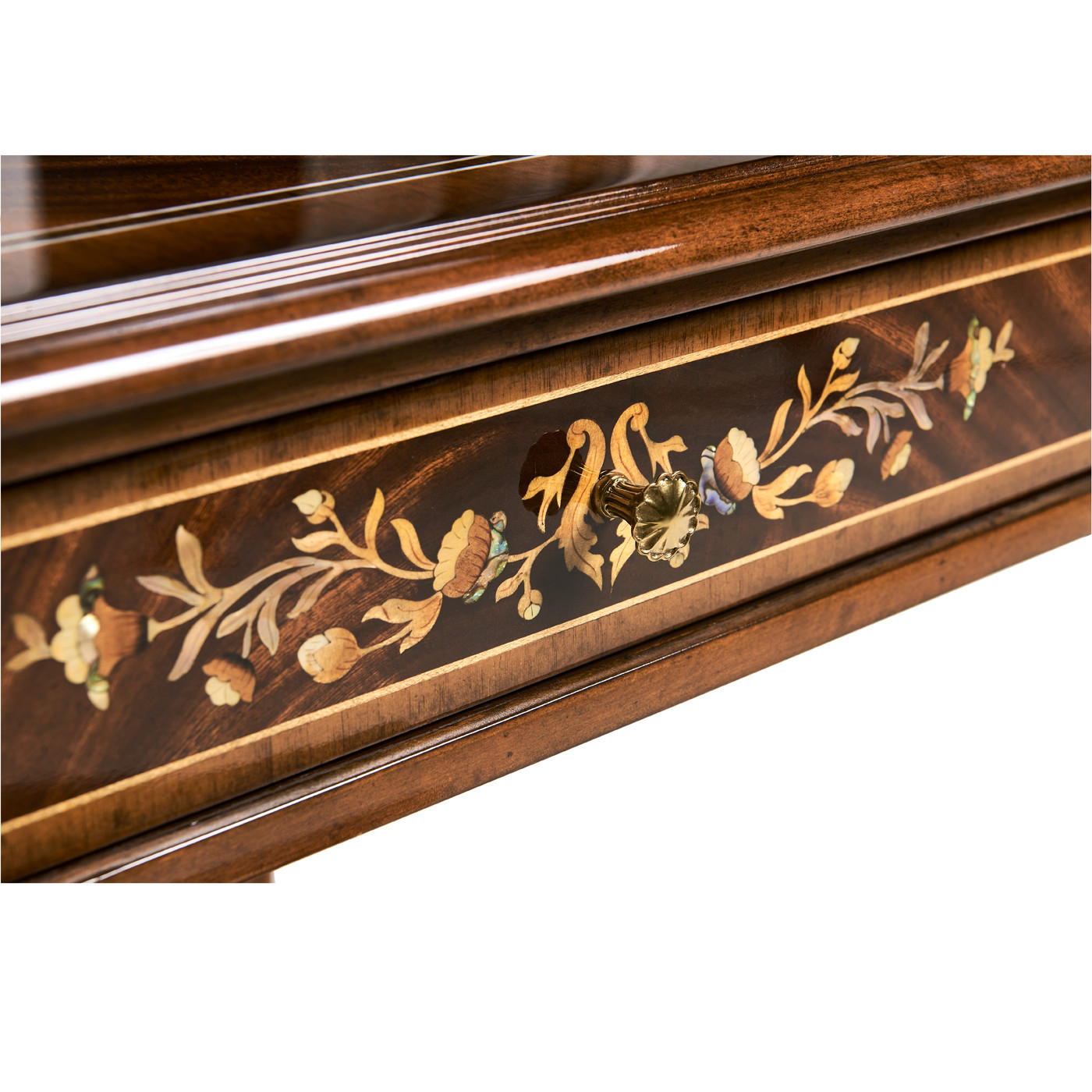 Square Mahogany Side Table