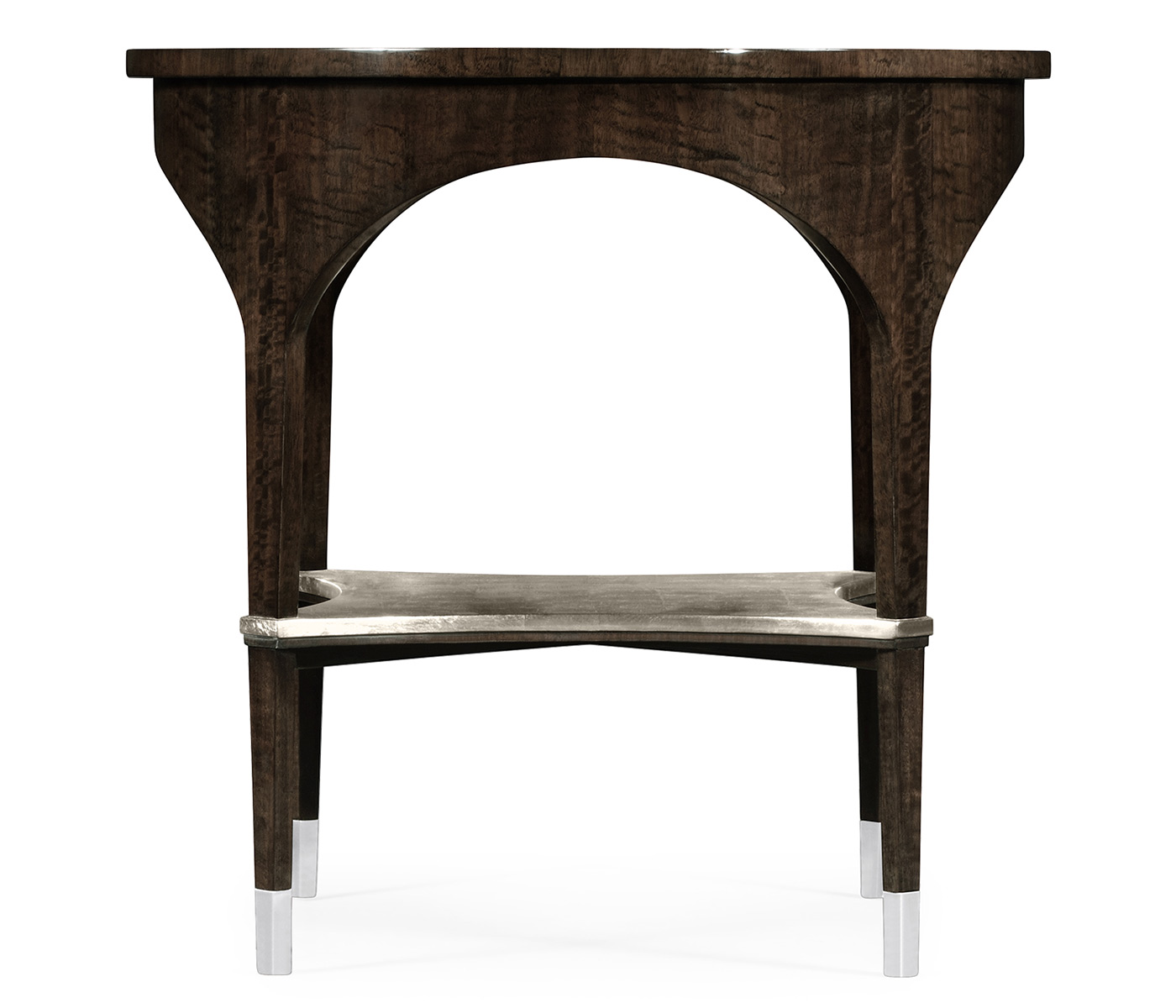 Round Black Eucalyptus Side Table
