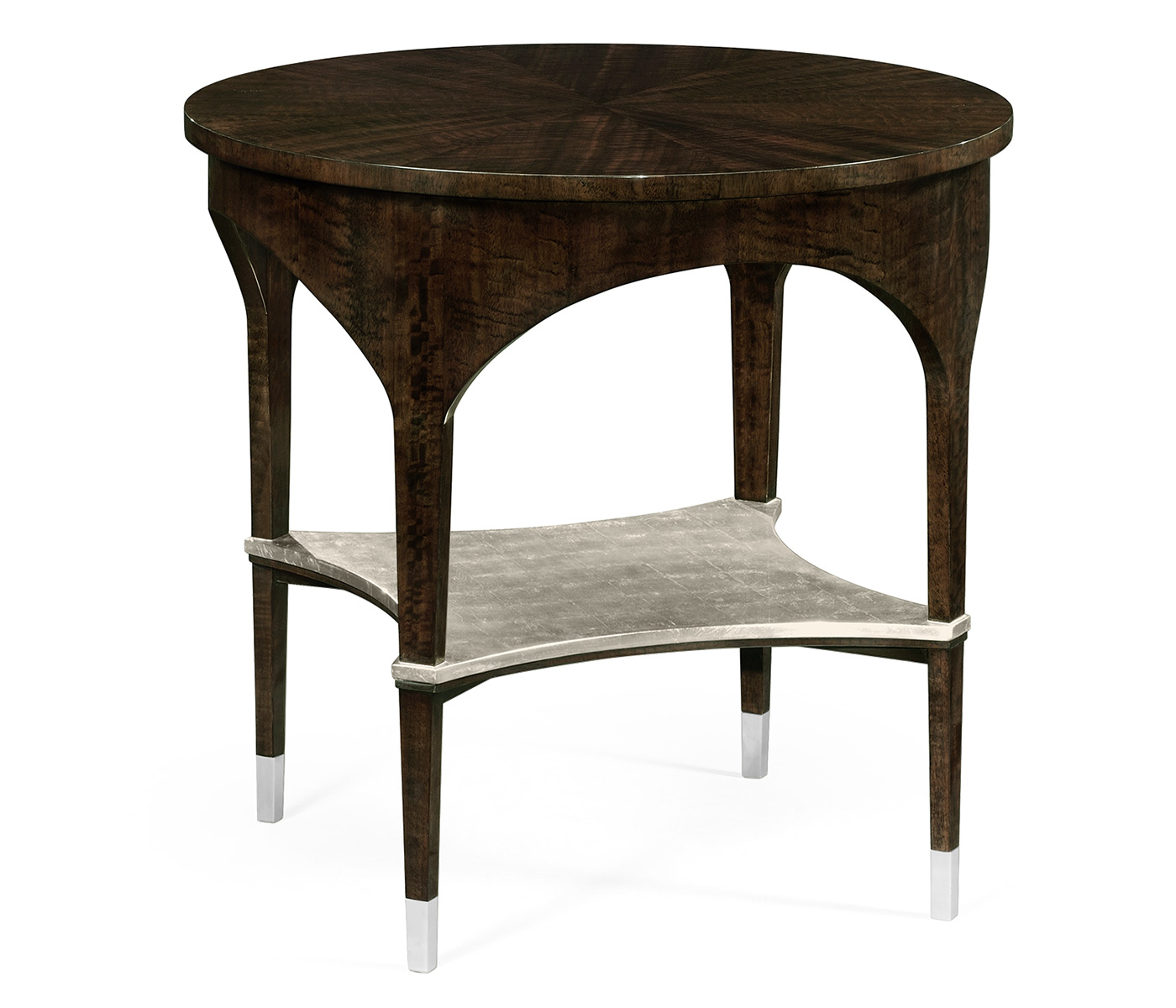 Round Black Eucalyptus Side Table