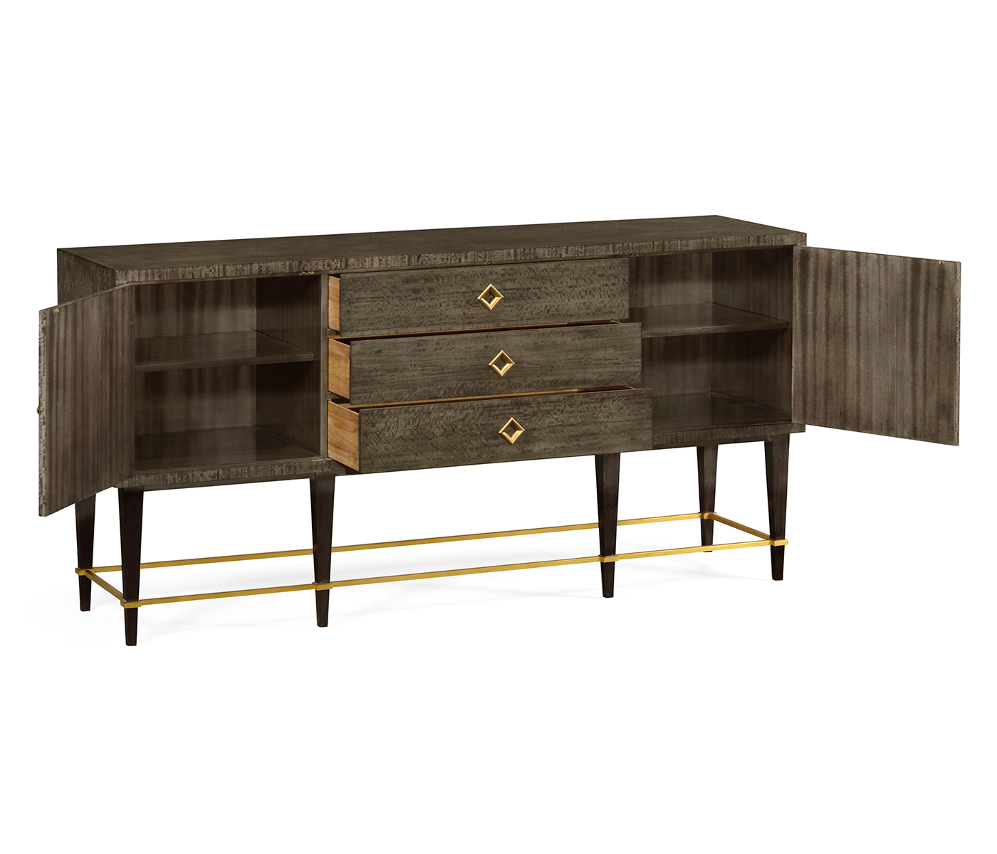 Smoked Grey Figured Eucalyptus Buffet