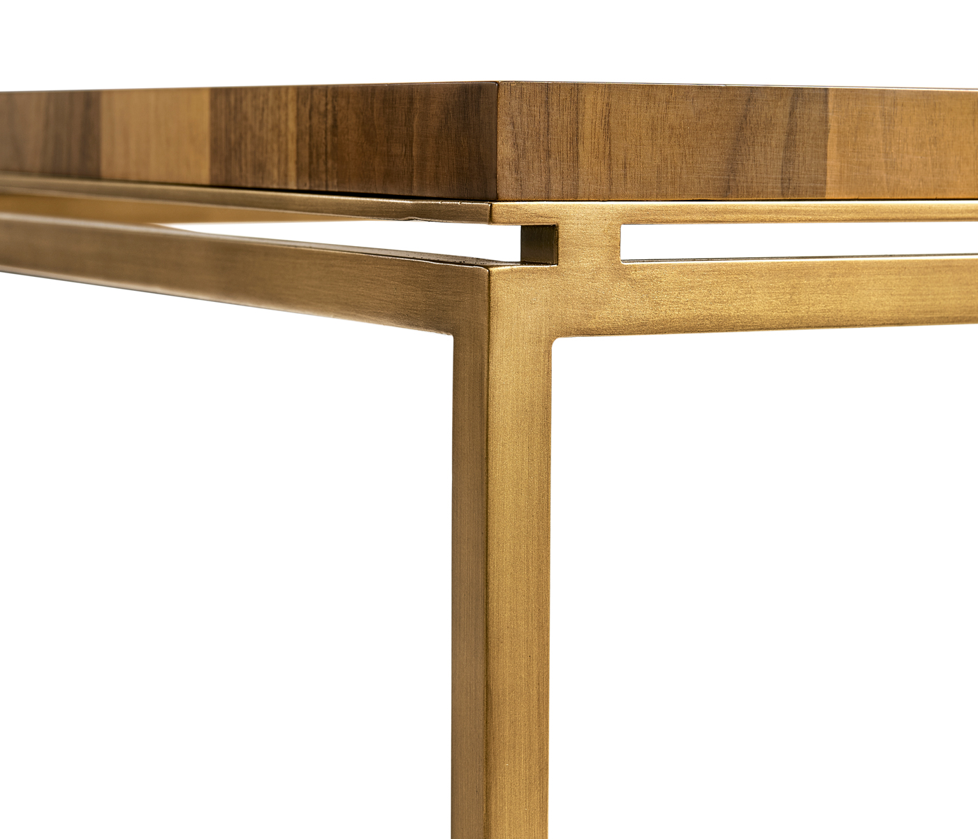 Rectangular Bookmatched Walnut Coffee Table
