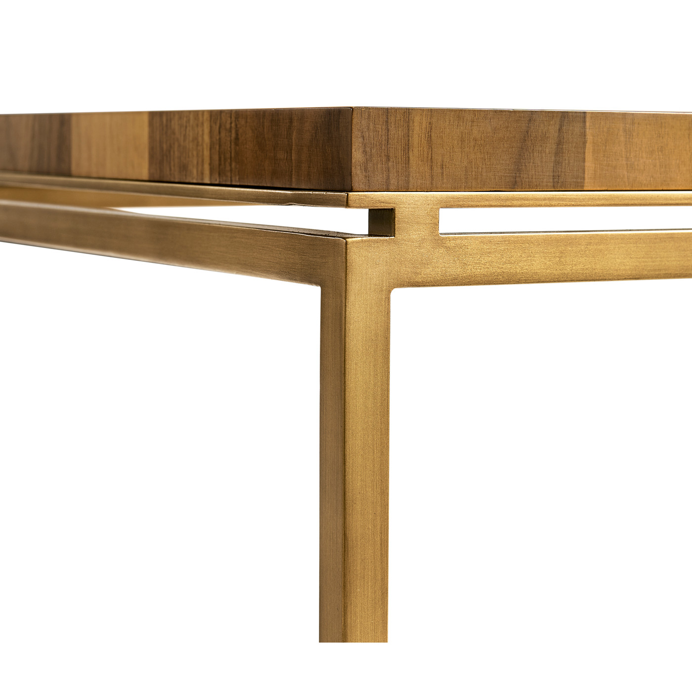 Rectangular Bookmatched Walnut Coffee Table