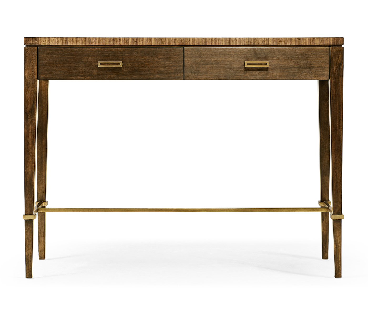 Bookmatched Walnut Console Table