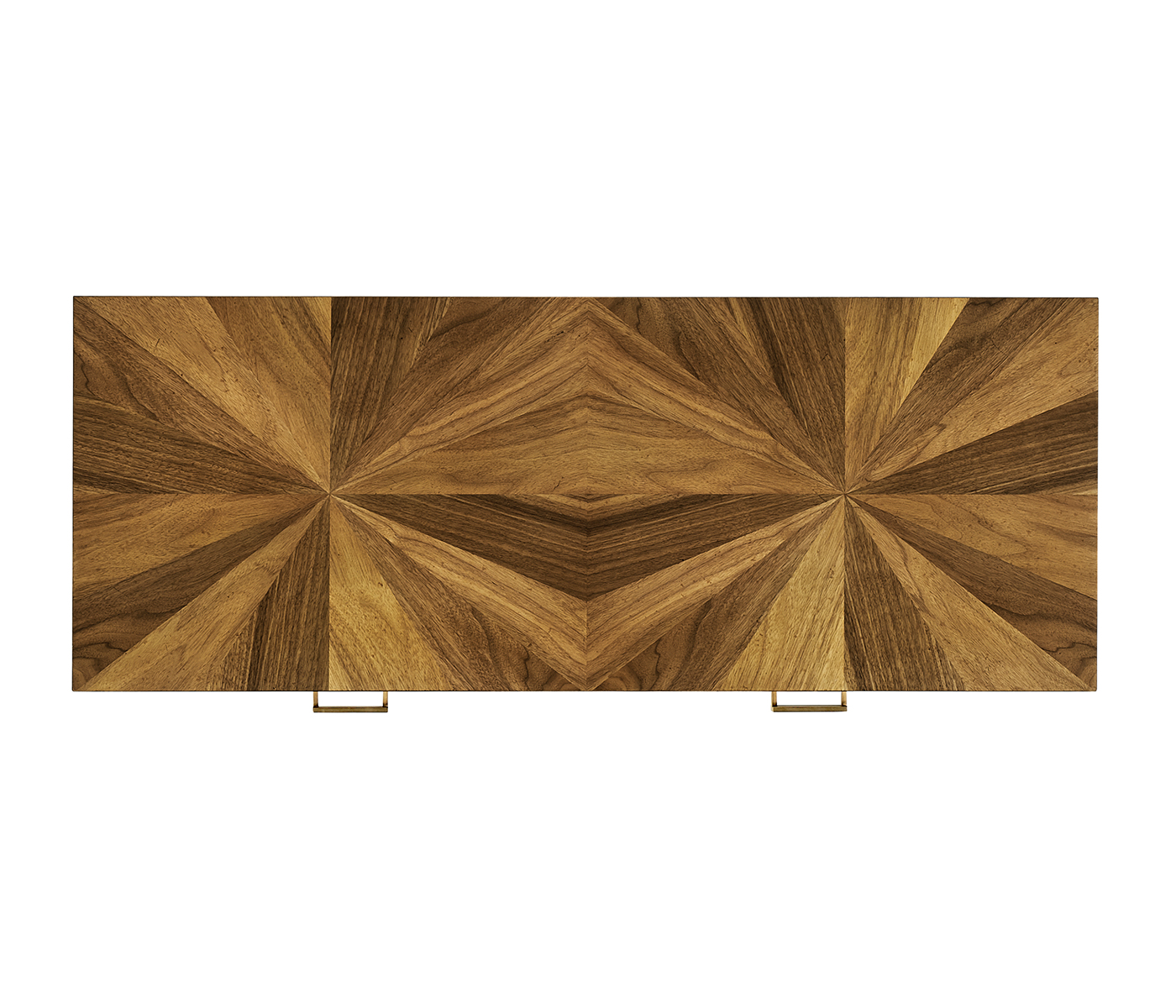 Bookmatched Walnut Console Table