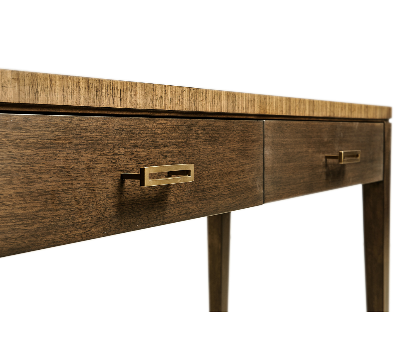 Bookmatched Walnut Console Table