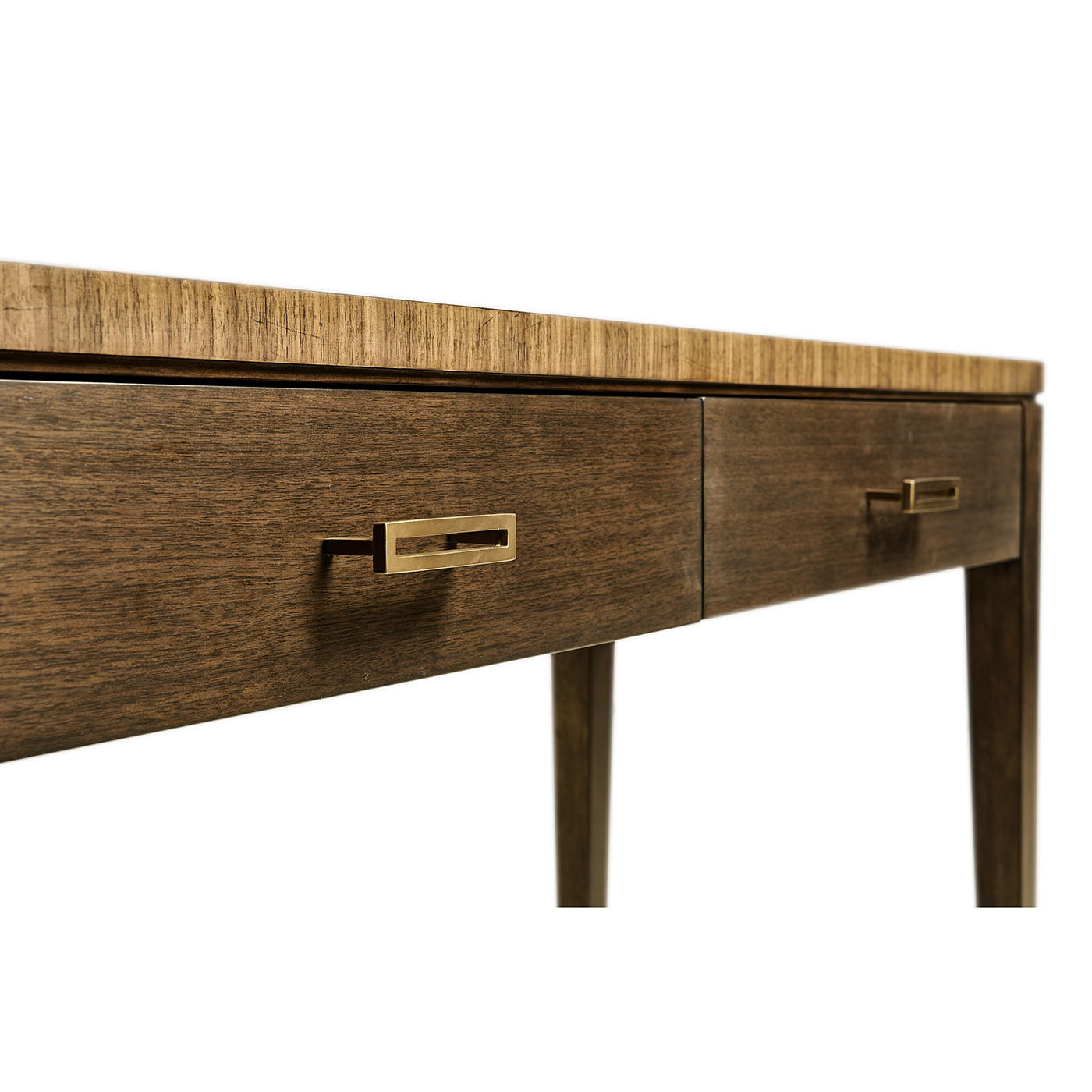 Bookmatched Walnut Console Table