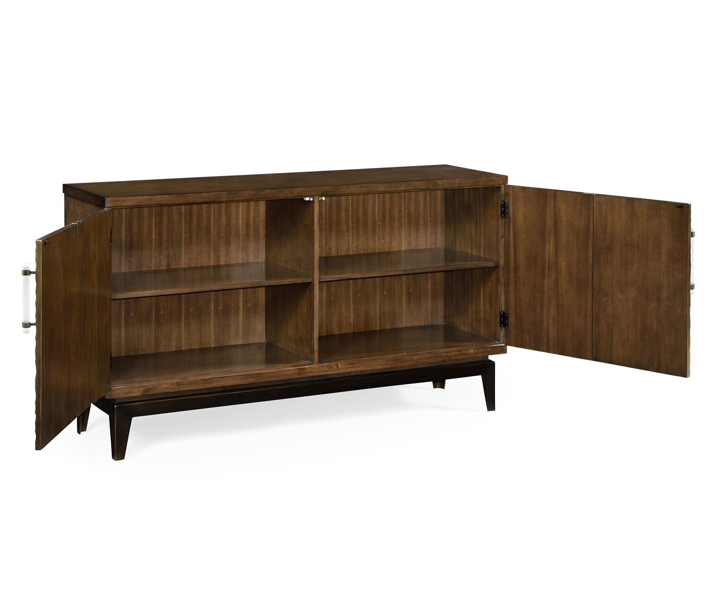 Textured Chestnut Storage Cabinet
