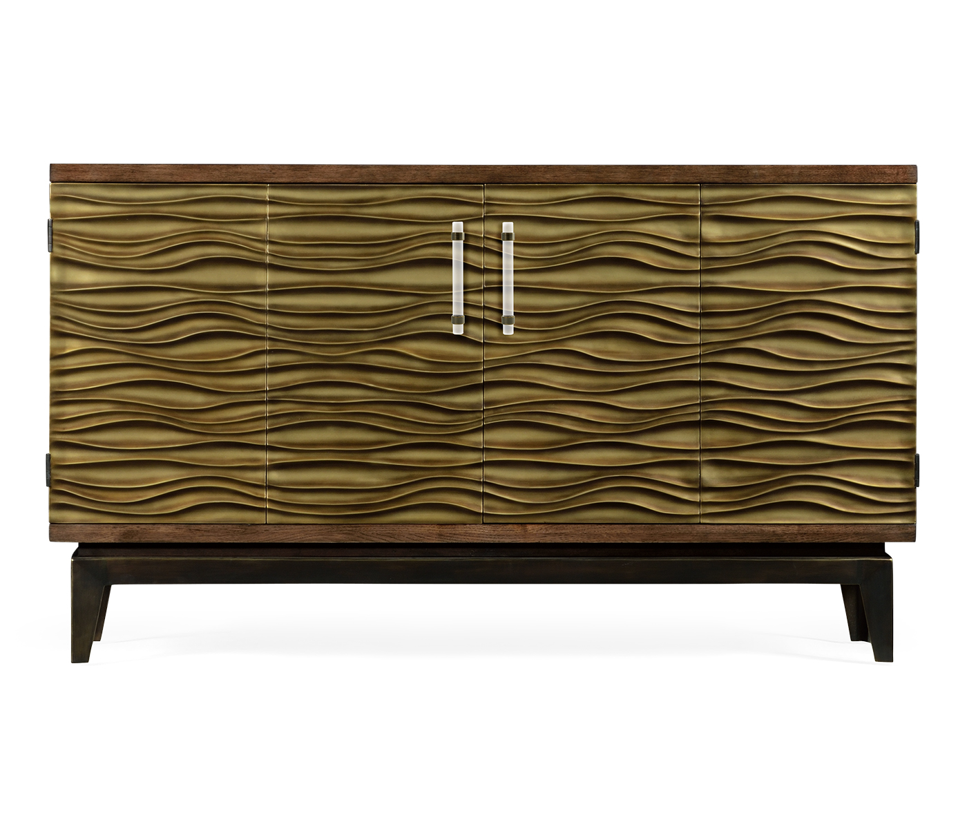 Textured Chestnut Storage Cabinet