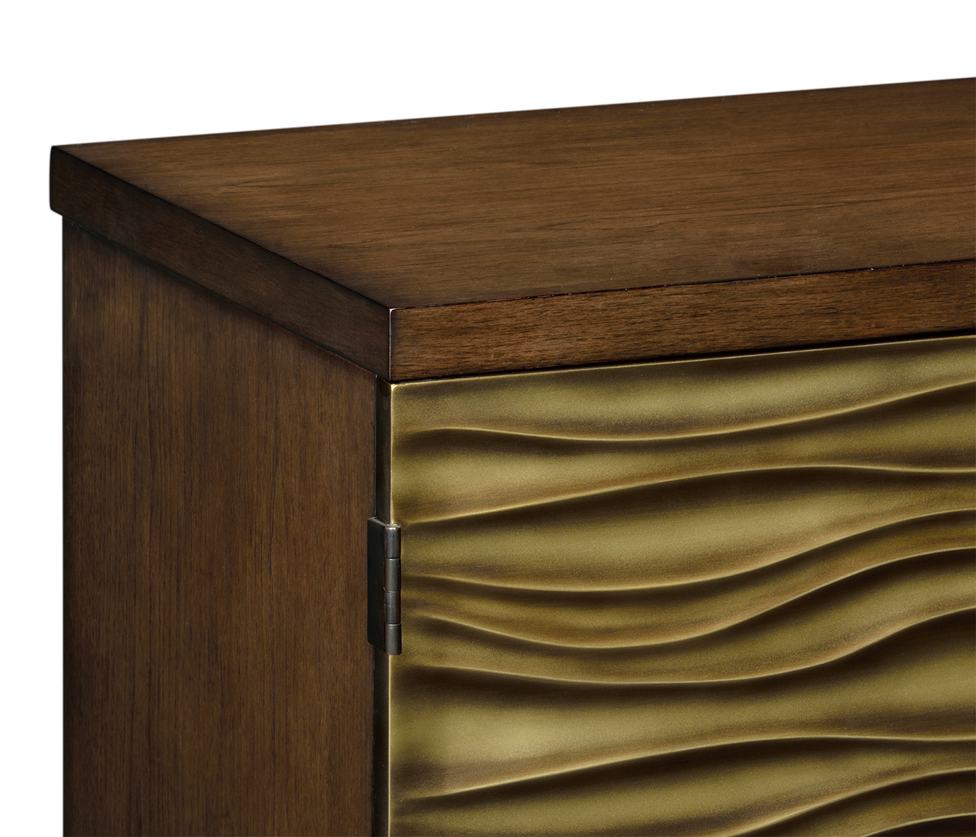 Textured Chestnut Storage Cabinet