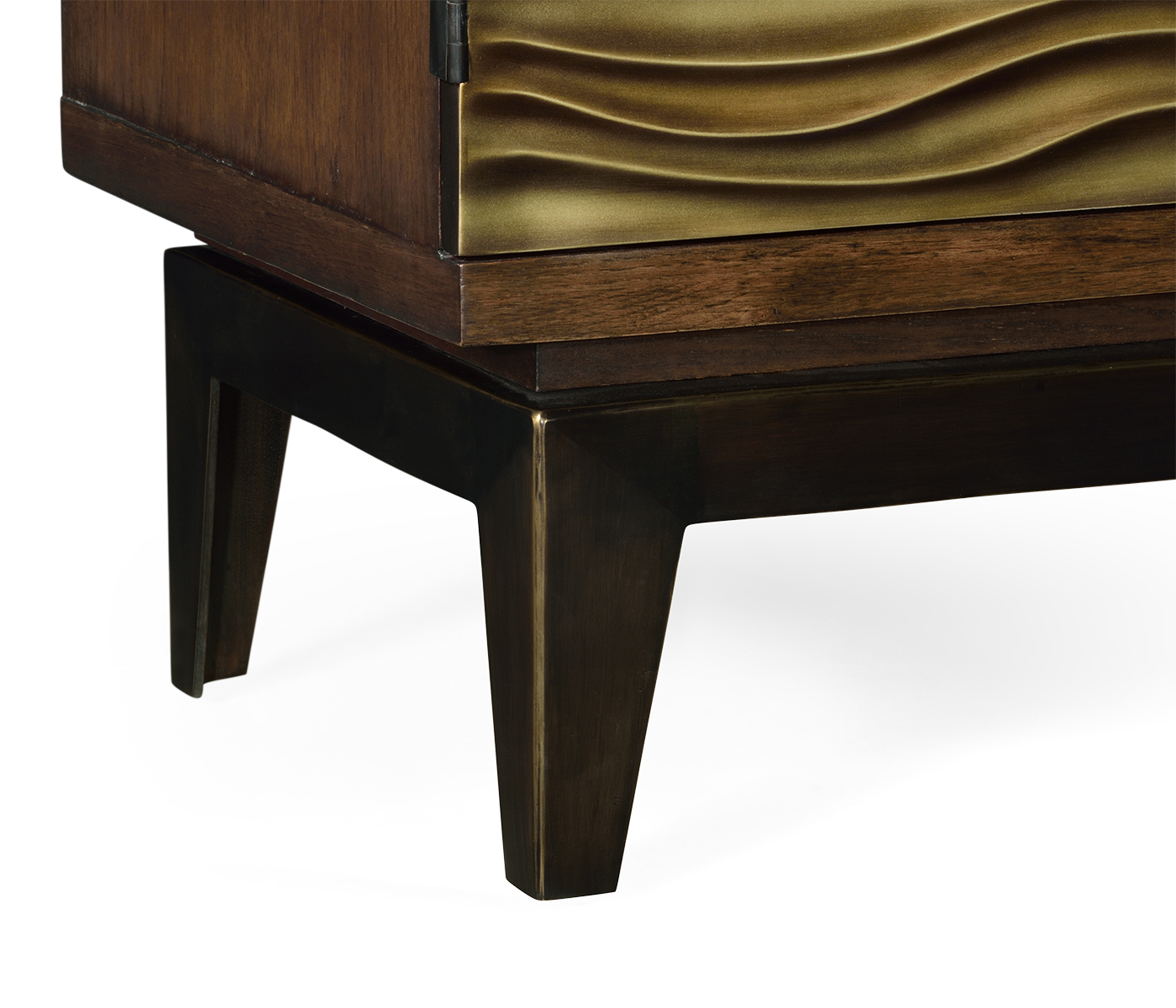 Textured Chestnut Storage Cabinet