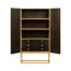 Four-Point Star 3D Geometric Cabinet