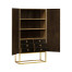 Four-Point Star 3D Geometric Cabinet