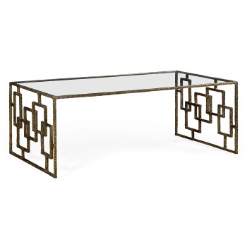 Brass & Glass Coffee Table