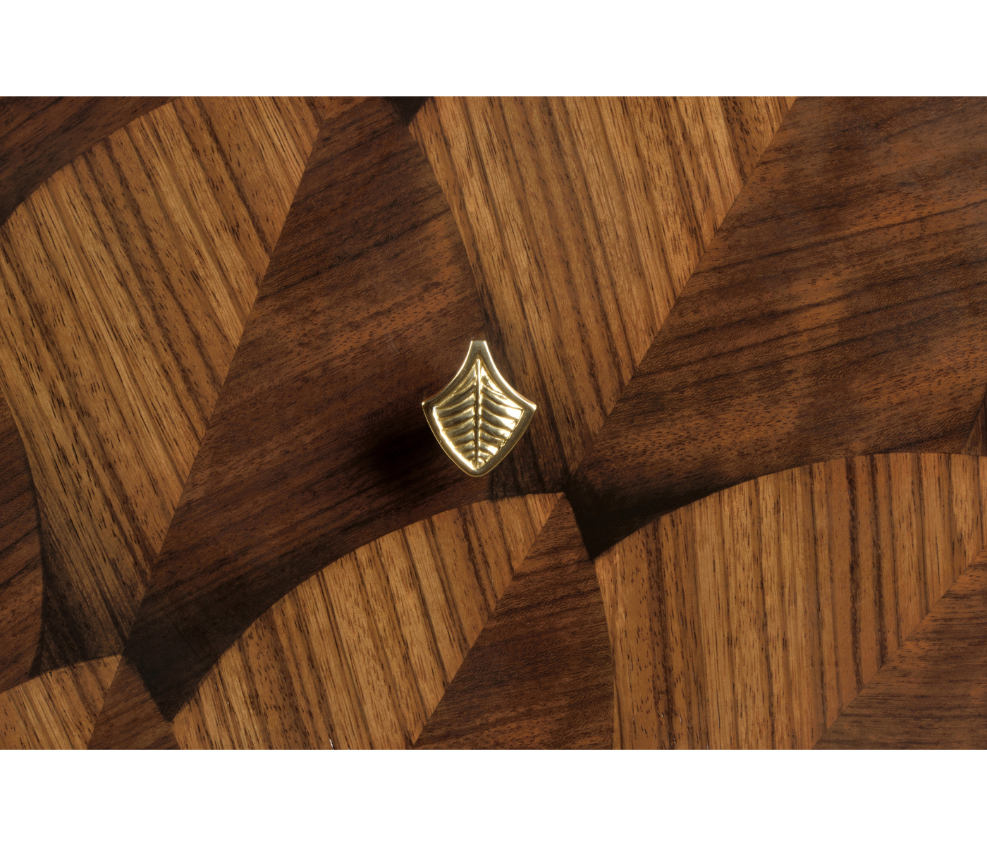 Feather Inlay Chest of Drawers
