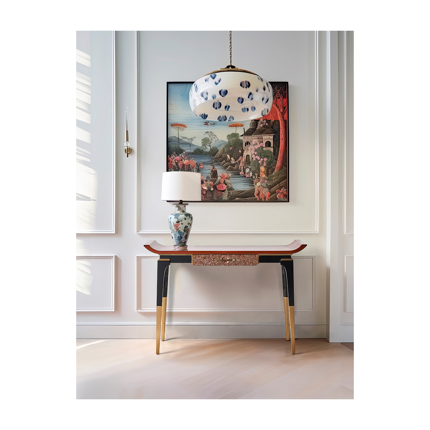 Black Emperor Console Table