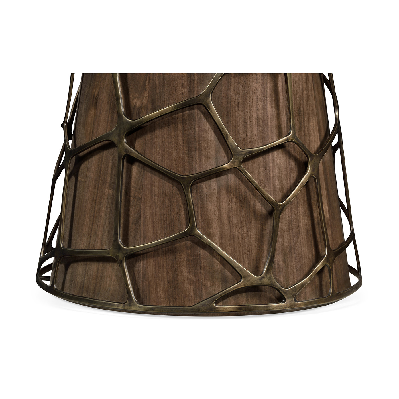 Circular Natural Walnut Dining Table 48