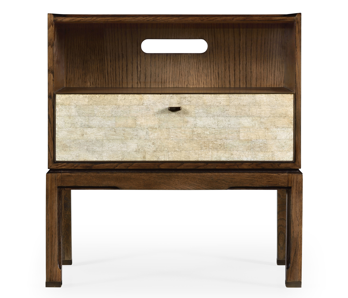 Small Natural Walnut Bedside Table