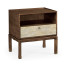 Small Natural Walnut Bedside Table