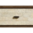 Square Natural Walnut Bedside Table